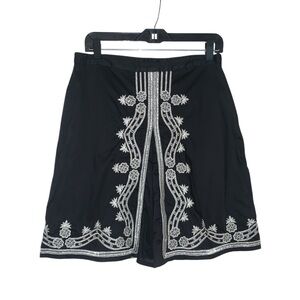 Vintage‎ 2006 Old Navy A-Line Silver Beaded Low Waist Skirt Size 6